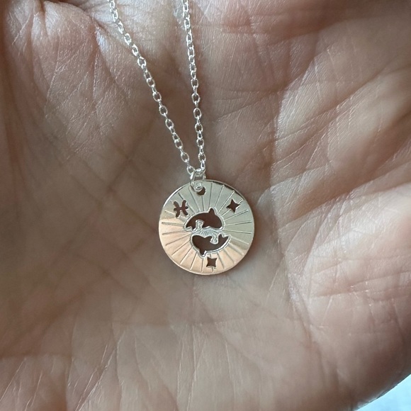 Sterling Silver Pisces Necklace - Picture 3 of 6